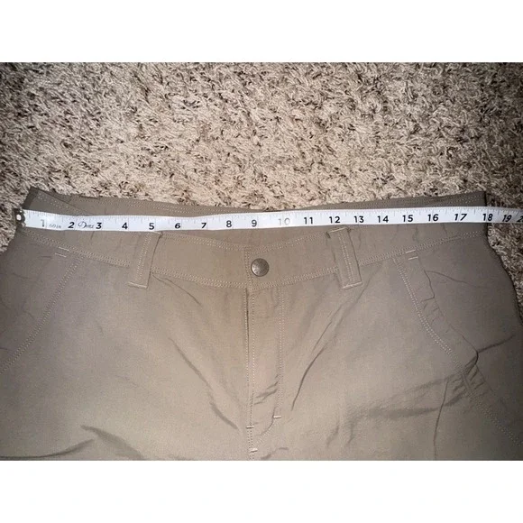The North Face Men's Green Slash‎ Pocket Outdoor Casual Cargo Shorts Size 36 - Picture 3 of 7